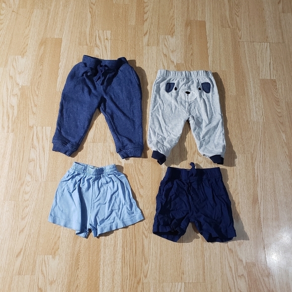 First Impressions Other - 3/$15 baby boys size 18 months clothing bundle of 4 2 sweatpants 2 shorts
